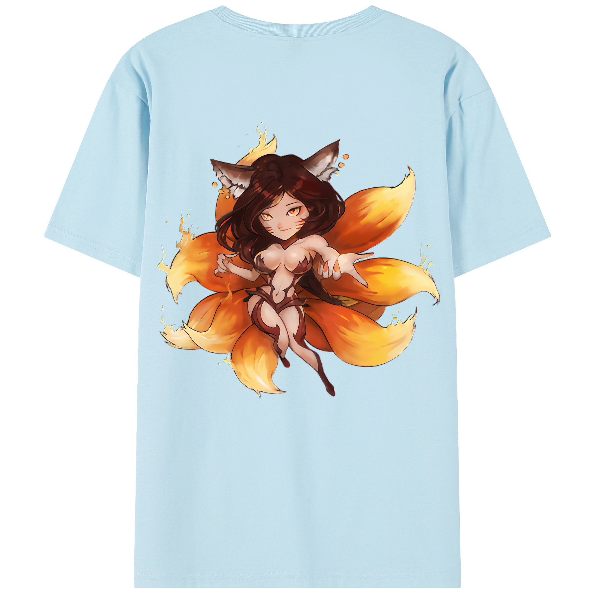 リーグ・オブ・レジェンド League of Legends LOL 綿100％半袖Tシャツ（背面プリント）